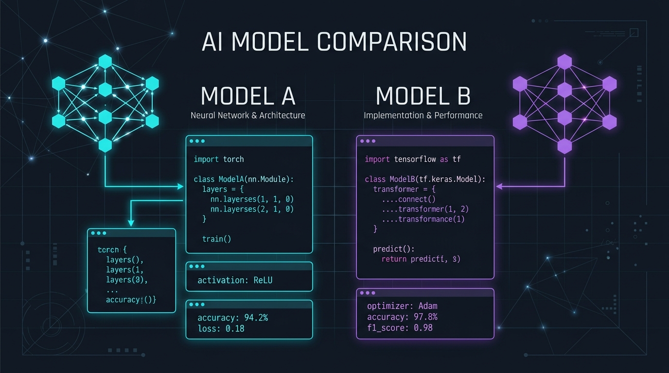 A minimalist conceptual illustration comparing Claude and ChatGPT AI models.